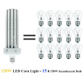 150 watt led light bulb corn bulb led light bulb 150w  white Aluminum for office